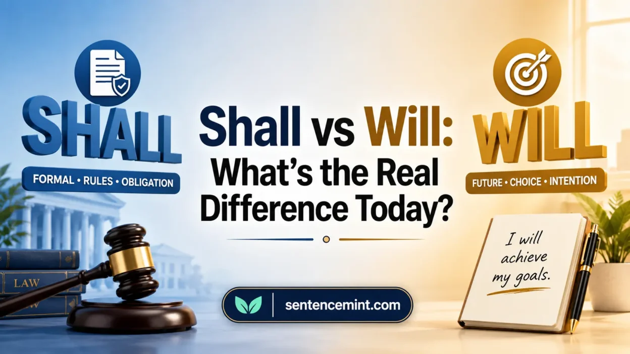 Shall vs Will