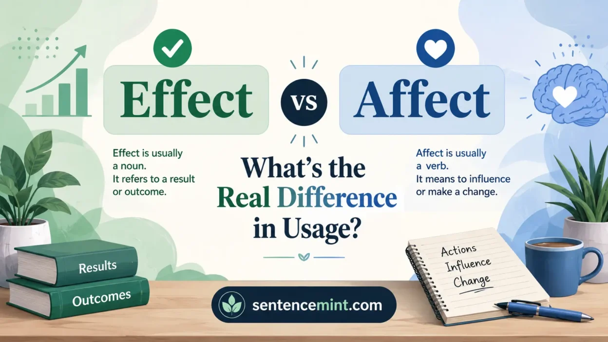 Effect vs Affect