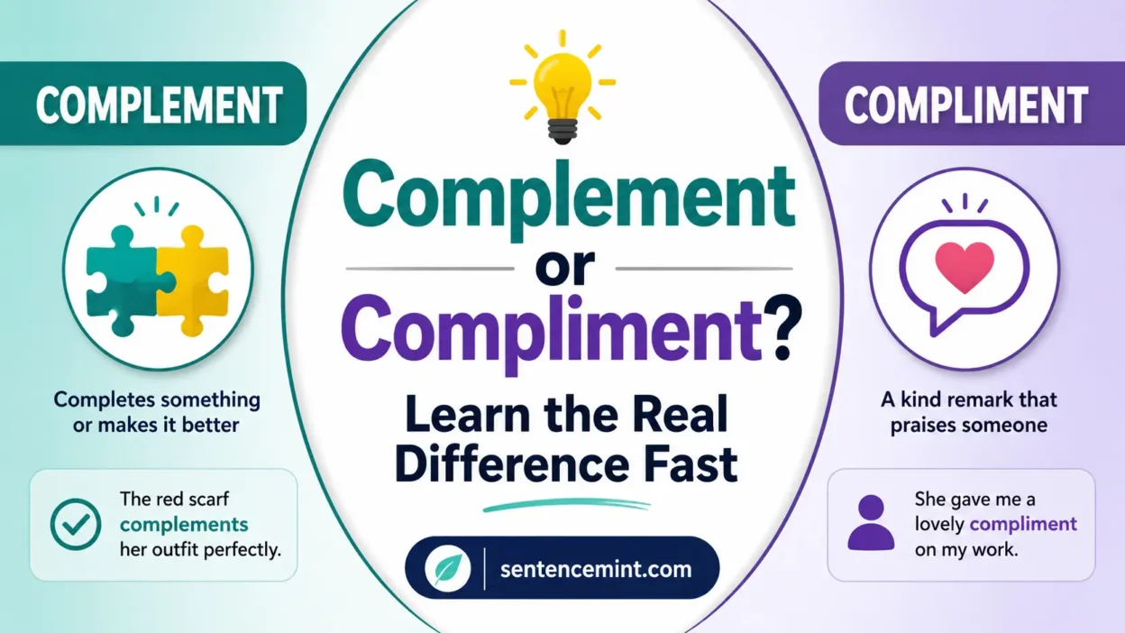 Complement or Compliment?