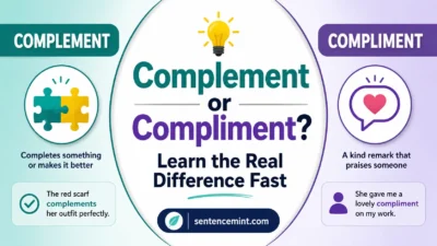 Complement or Compliment?