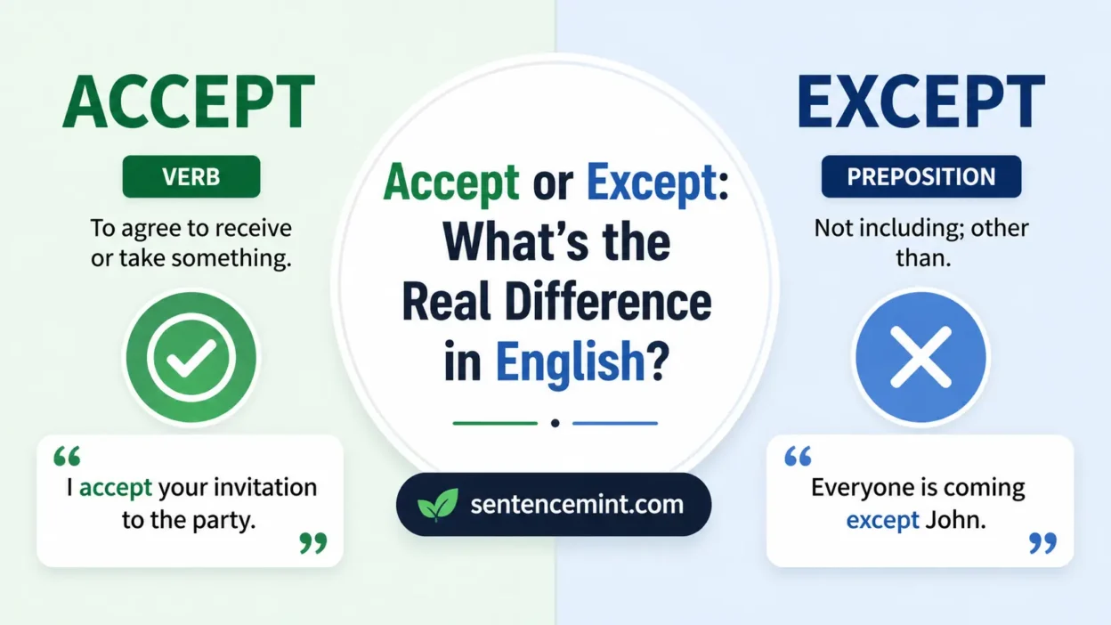 Accept or Except