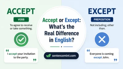 Accept or Except