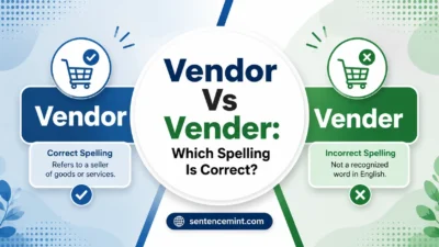 Vendor Vs Vender