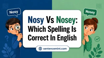 Nosy Vs Nosey