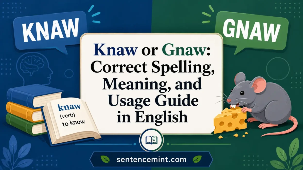 Knaw or Gnaw