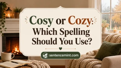 Cosy or Cozy