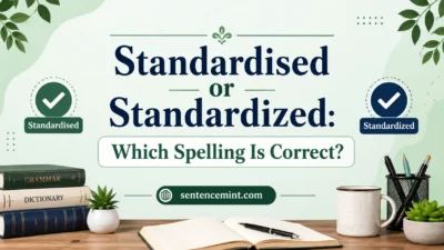 Standardised or Standardized