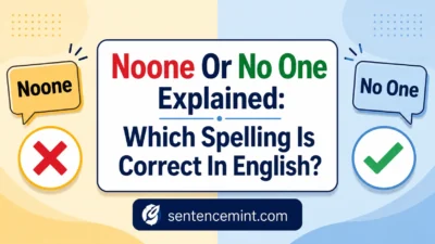 Noone Or No One Explained