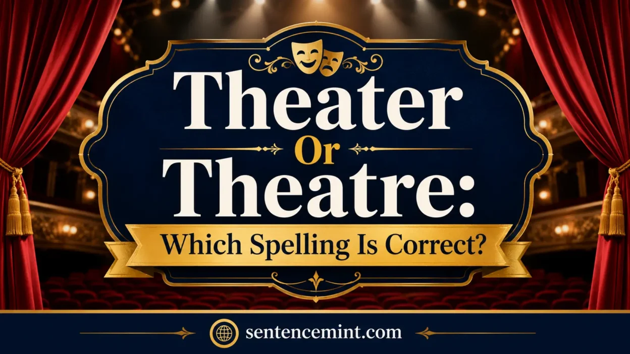 Theater Or Theatre