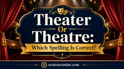 Theater Or Theatre