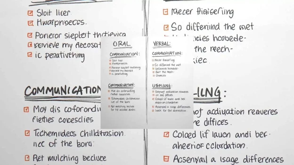 Oral vs Verbal