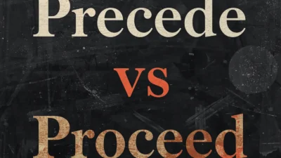 Precede vs Proceed: Meaning, Differences and Usage Guide