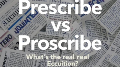 Prescribe vs Proscribe: What’s the Real Difference?