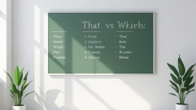 That vs Which: Clear Grammar Rules and Easy Usage Guide