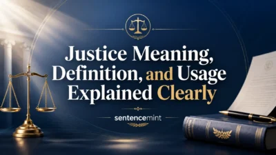 Justice Meaning Explained