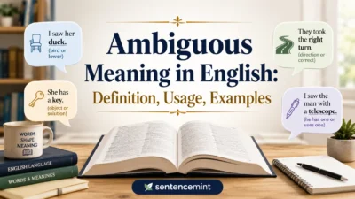 Ambiguous Meaning in English