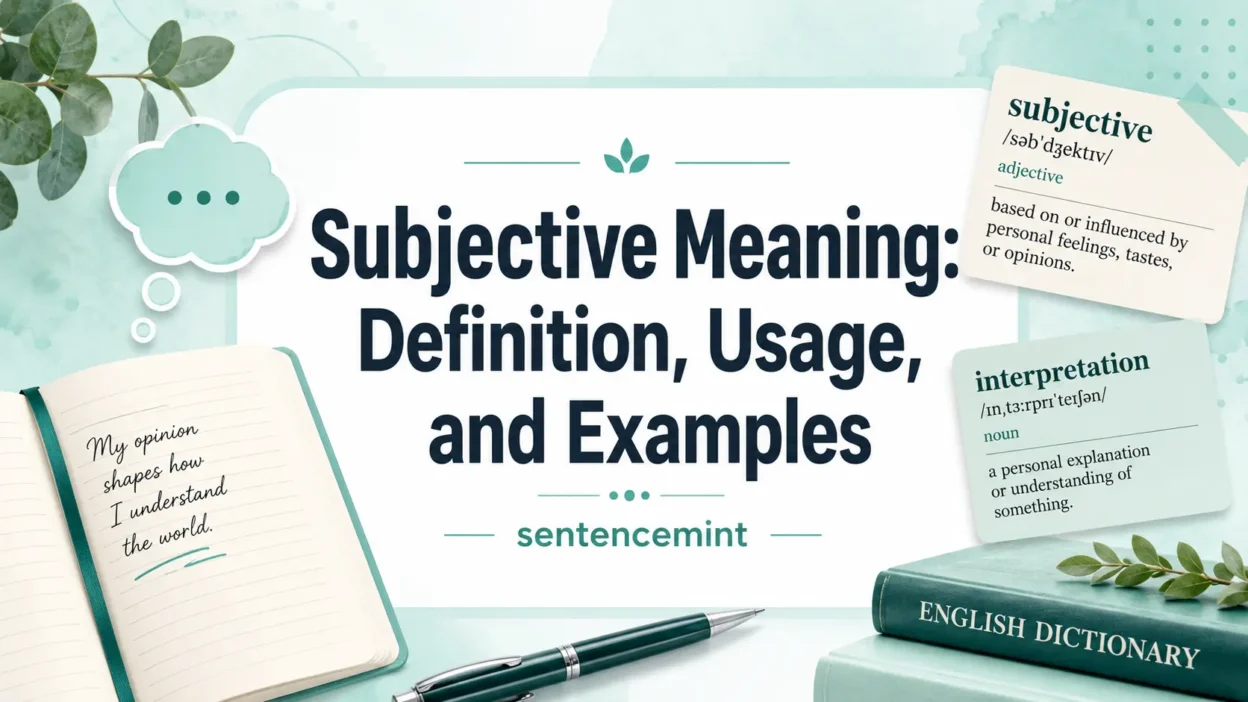 Subjective Meaning