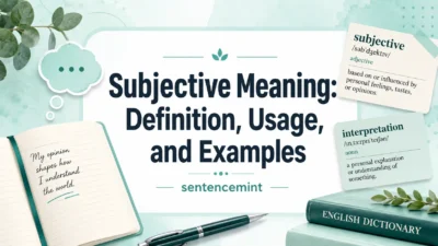 Subjective Meaning