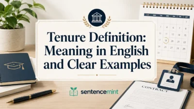 Tenure Definition