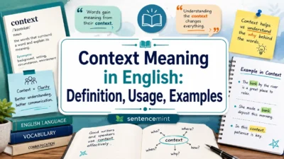 Context Meaning in English