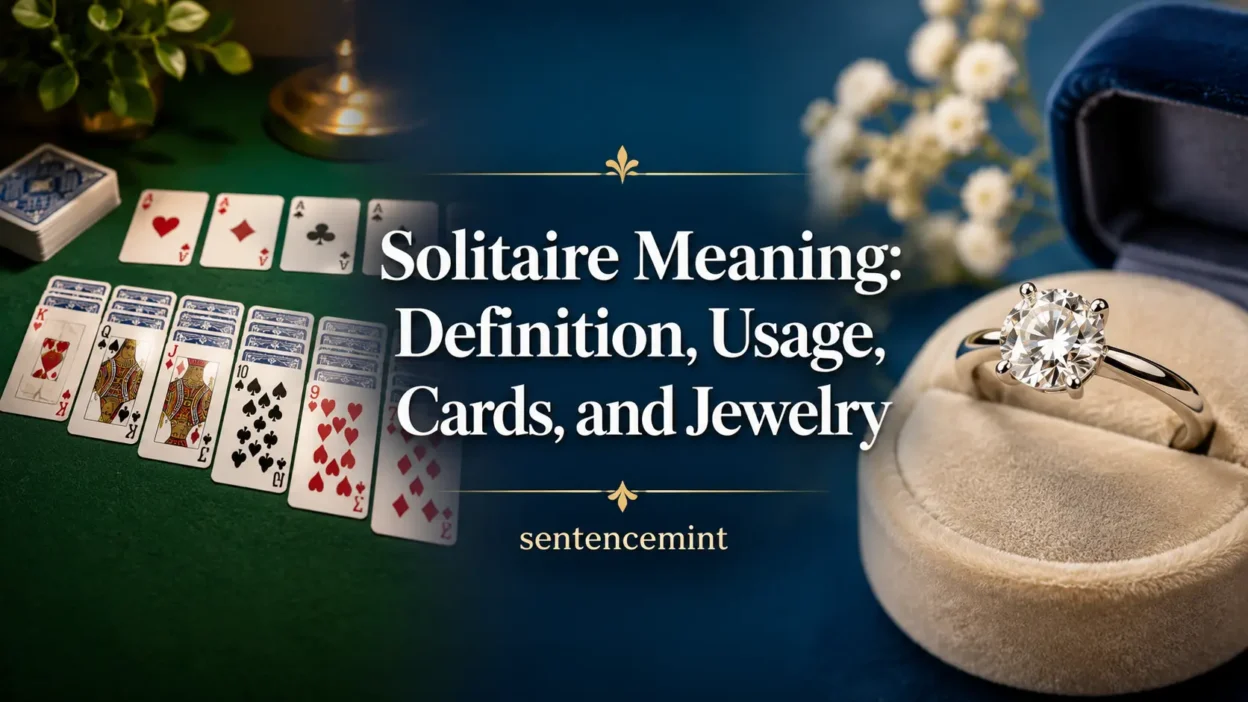 Solitaire Meaning
