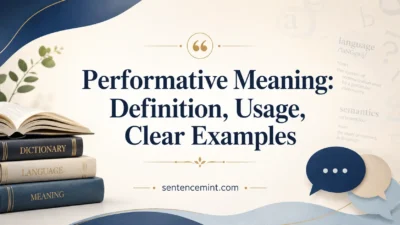 Performative Meaning