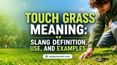 Touch Grass Meaning