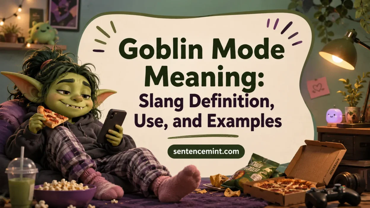 Goblin Mode Meaning
