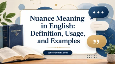 Nuance Meaning in English