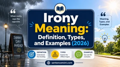 Irony Meaning