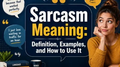 Sarcasm Meaning